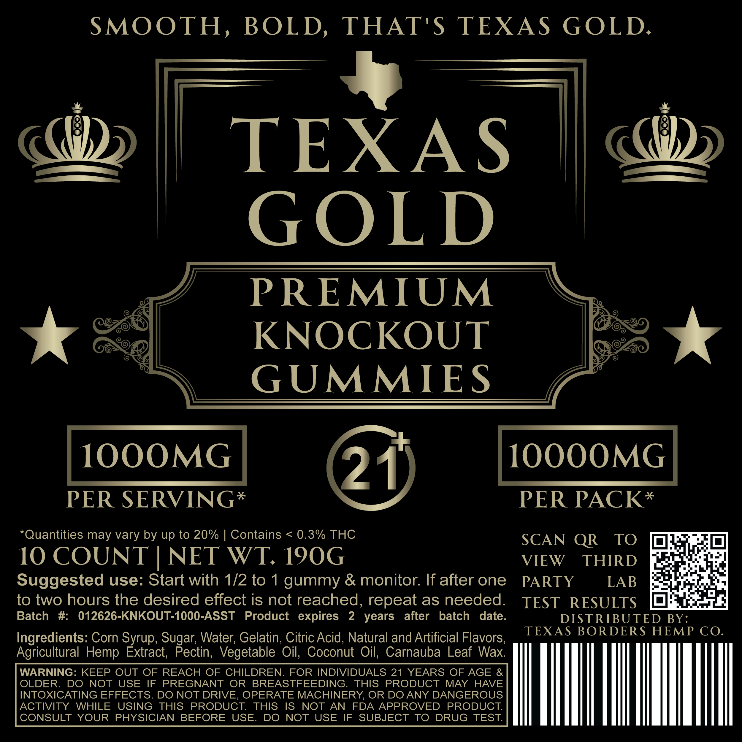 Knockout Blend Gummy | High Potency Sativa Boost